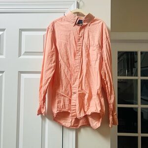 Tommy Hilfiger Men's Casual Button Down Shirt - Peach